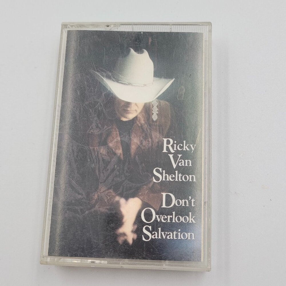 Ricky Van Shelton – Don't Overlook Salvation (Cassette Tape)